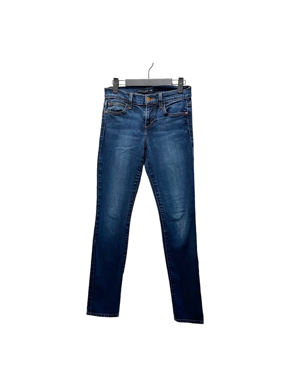 Joe's Straight Leg Jeans Blue Denim Cotton Stretch Mid-Rise Dark Wash Sz 25